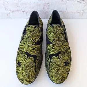 Jimmy Choo Yellow and Black Loafers Jimmy Choo | Shoes | Jimmy Choo Black Loafers Slipons | Poshmark main image 2